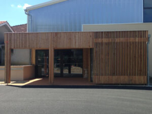 Réalisation d’une extension bois à la salle de basket à Réjaumont