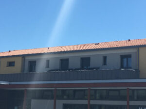 Travaux de zinguerie dans une maison médicale à Marciac